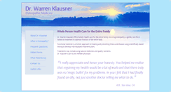 Desktop Screenshot of drklausner.com